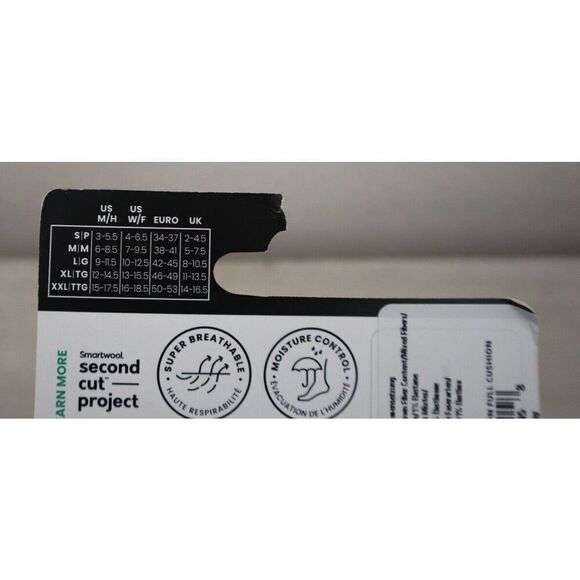 Smartwool Unisex Sz M Blue Hike Classic Edition Full Cushion 2nd Cut Crew Socks - Picture 3 of 6